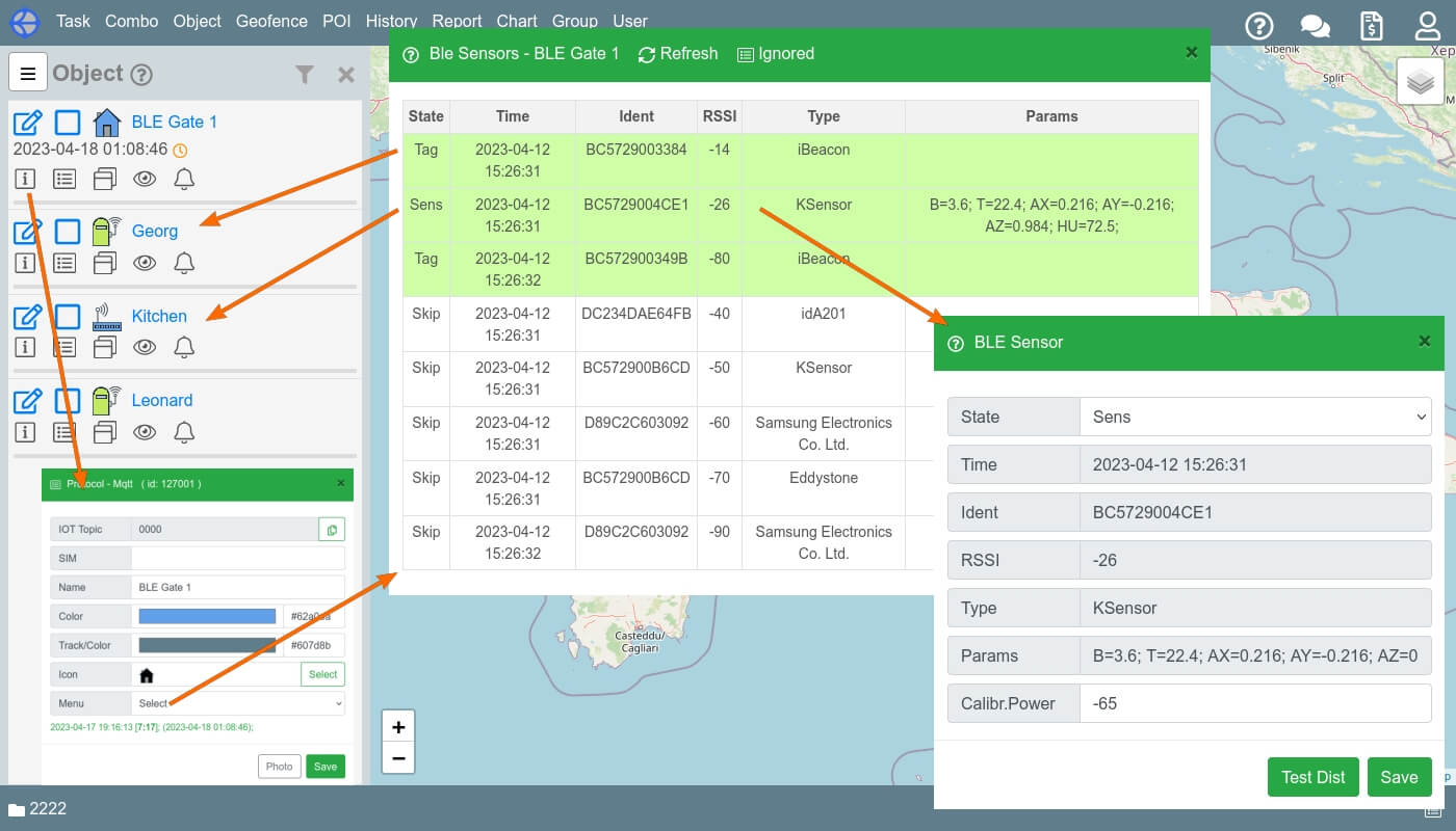 Ble sensors