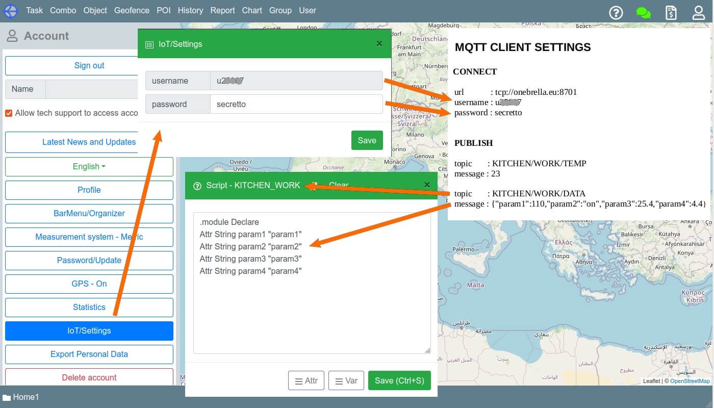 How to setup support of IoT devices